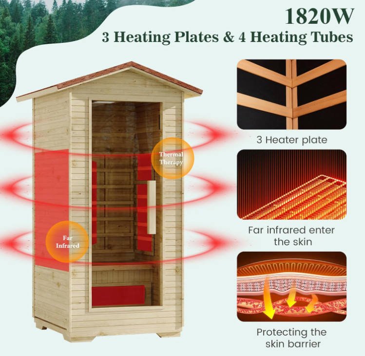 Fjordheim Solo Infrared Sauna — product view 2
