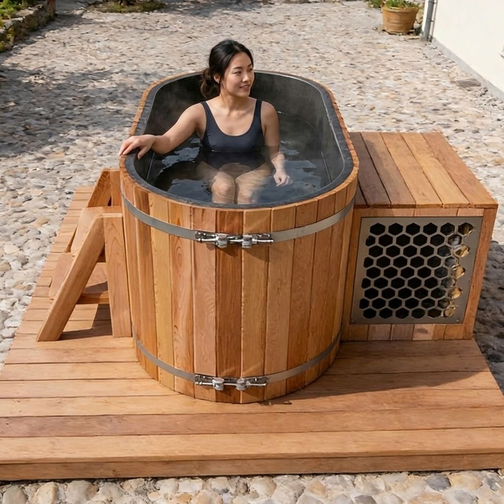 Svalvik Cedar Ice Bath — product view 1